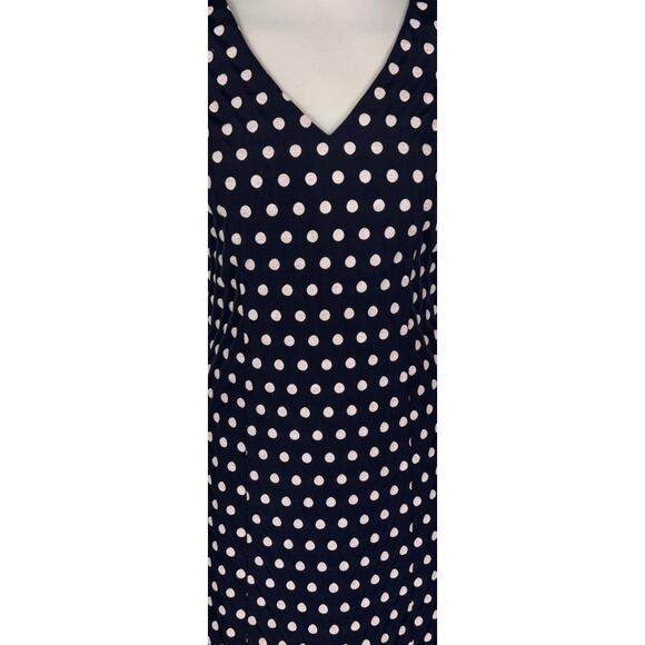 Ann Taylor Factory Size 2 Dress Black with Polka Dot - Picture 2 of 7